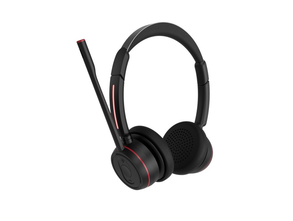 Wireless Headset With Ai Noise Cancelling Microphone